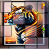 Jogo da memória animal tigre