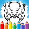 Desenhos para colorir da máscara da Pantera Negra