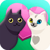 Paisagens de amor de gatos